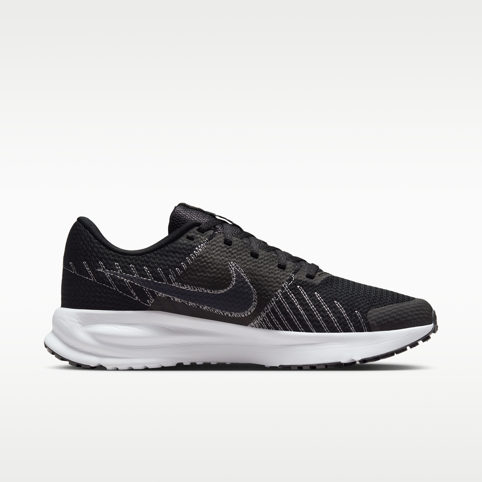 Nike Run Defy - Μαύρο/Wolf Grey/Λευκό - 3