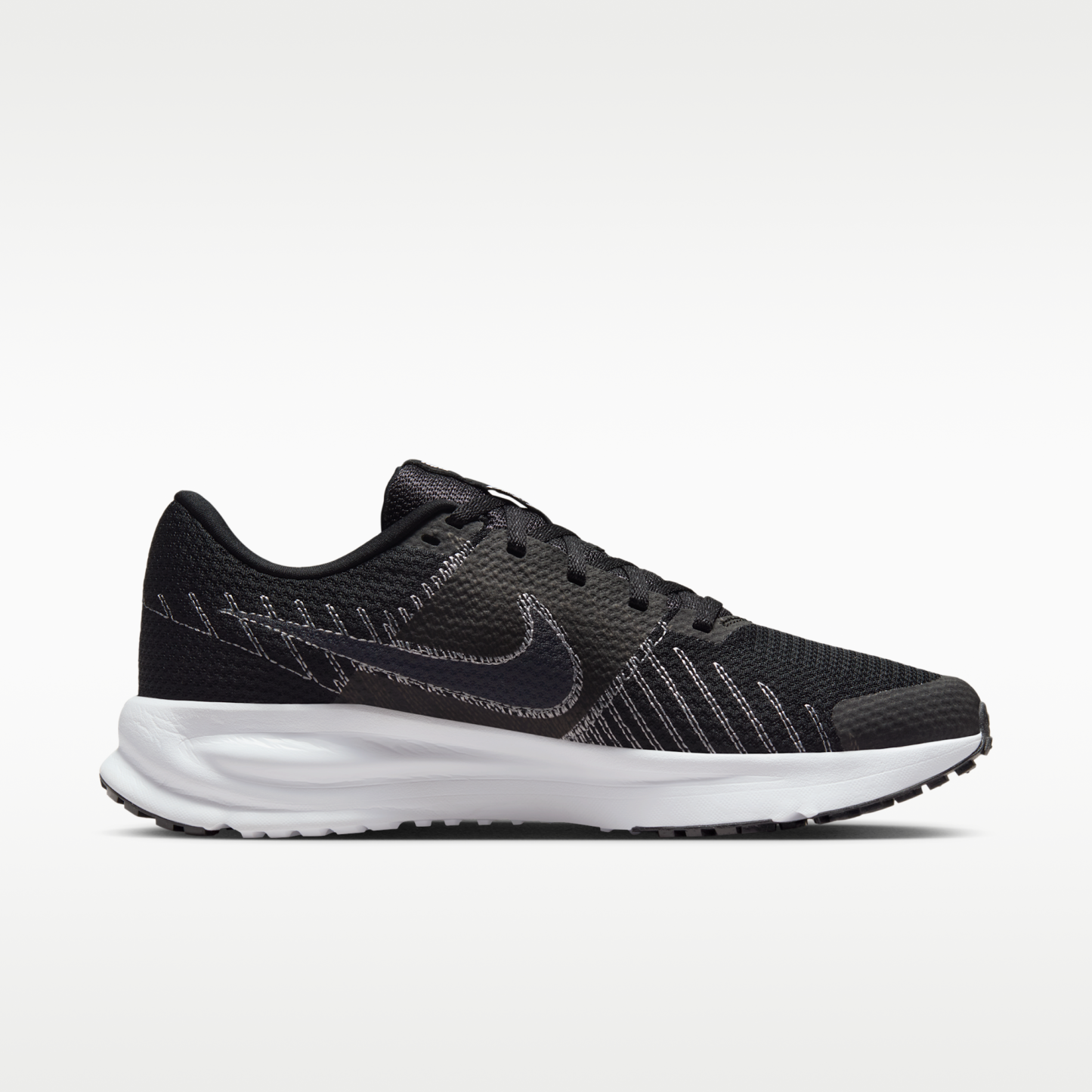 Nike Run Defy - Μαύρο/Wolf Grey/Λευκό - 3