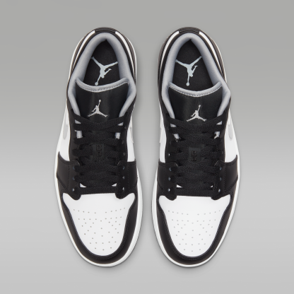 Air Jordan 1 Low - Μαύρο/Λευκό/Particle Grey - 4