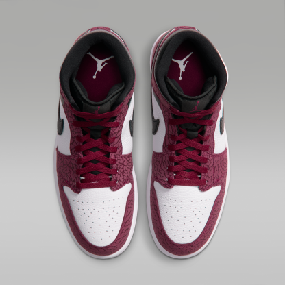 Air Jordan 1 Mid SE - Team Red/Μαύρο/Dark Team Red/Λευκό - 4