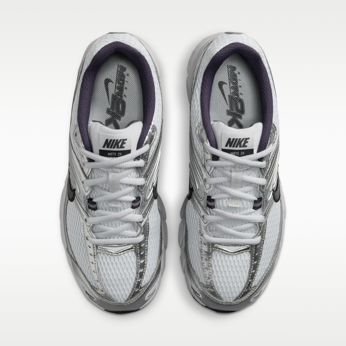 Nike Air Max Moto 2K - Pure Platinum/Metallic Silver/Μαύρο/Gridiron - 4