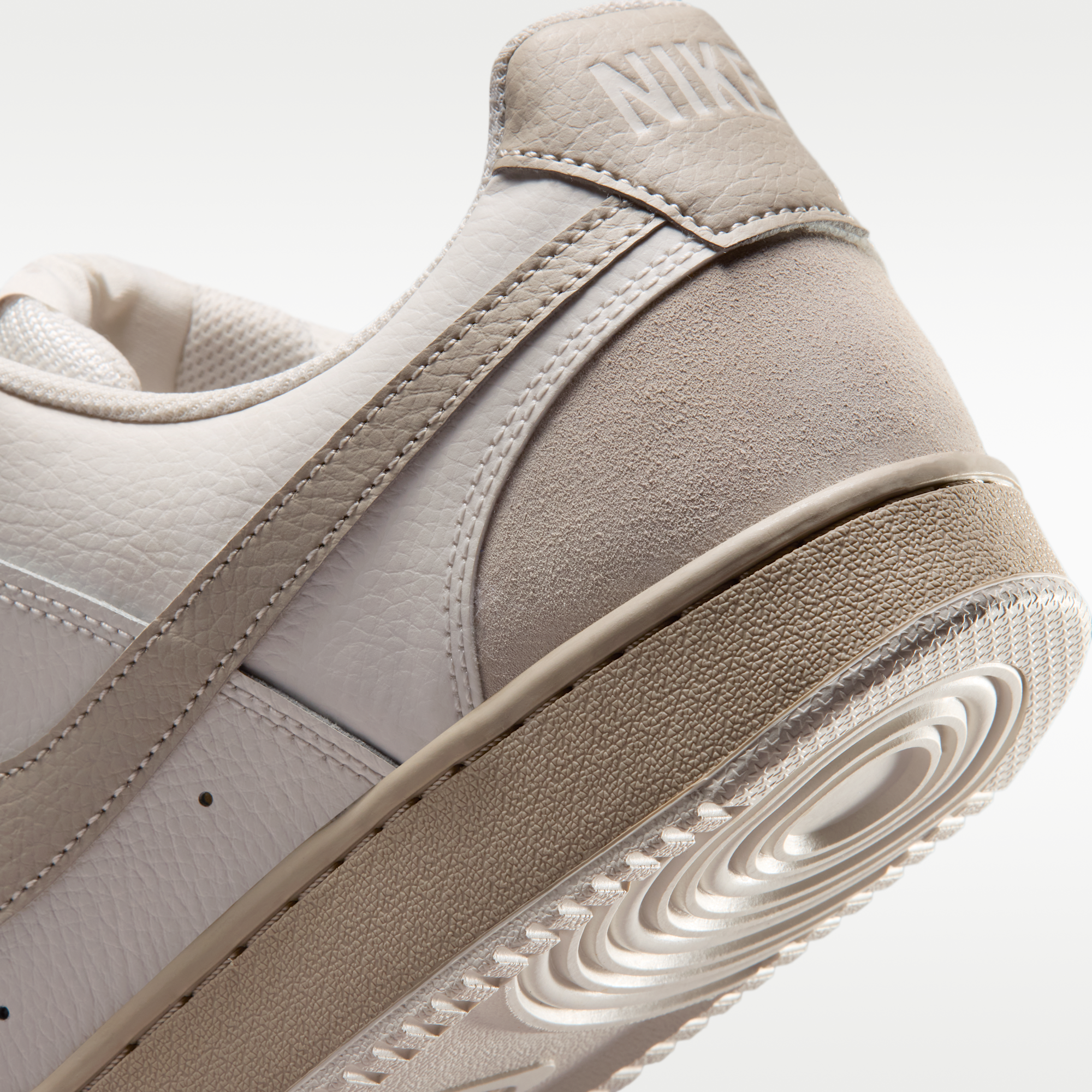 Nike Court Vision Low Suede - Phantom/Cream II - 8