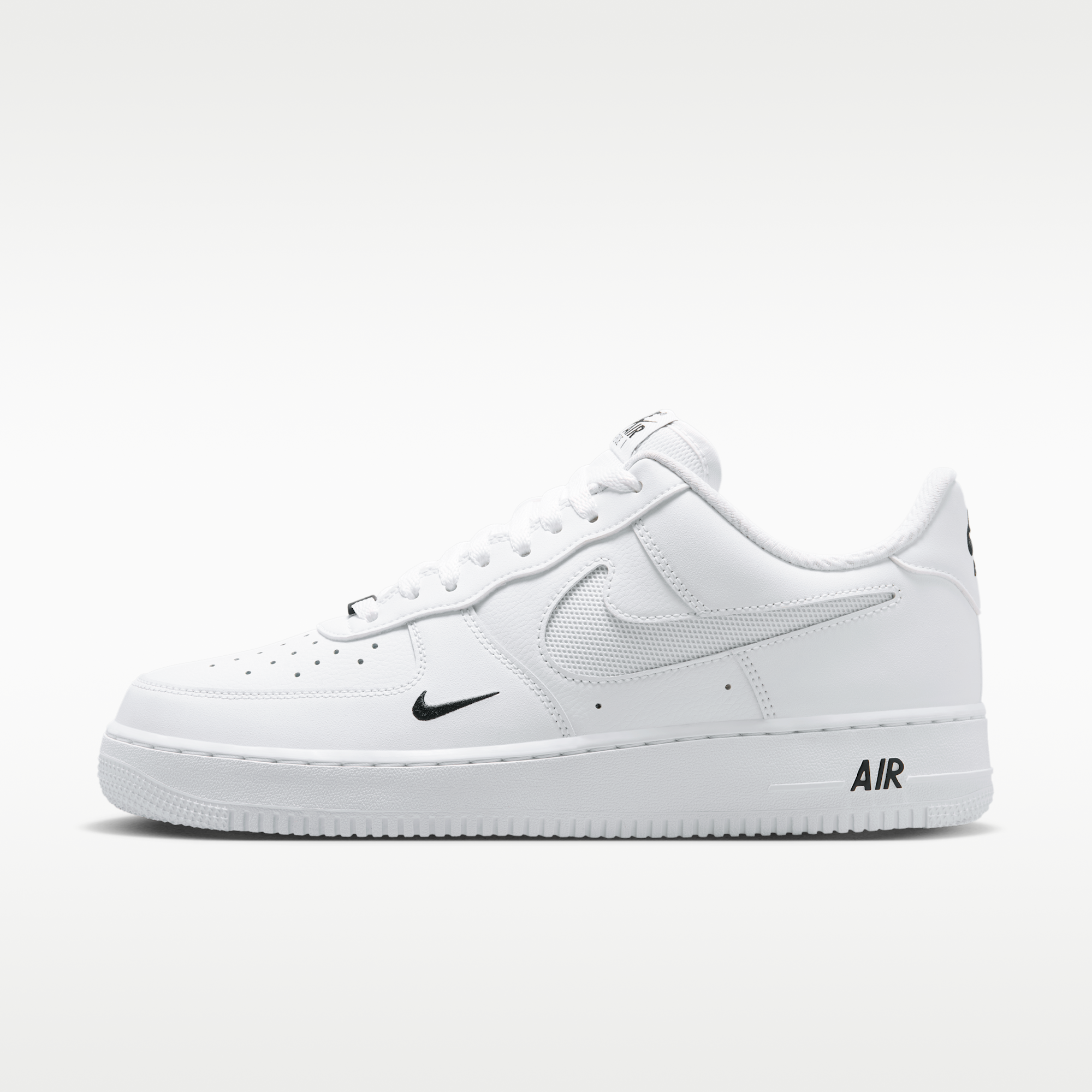 Nike Air Force 1 '07 LV8 - Λευκό/Μαύρο/Reflect Silver - 1