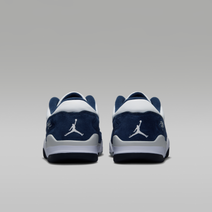 Jordan Flight Court - Λευκό/Light Smoke Grey/Obsidian/College Navy - 6