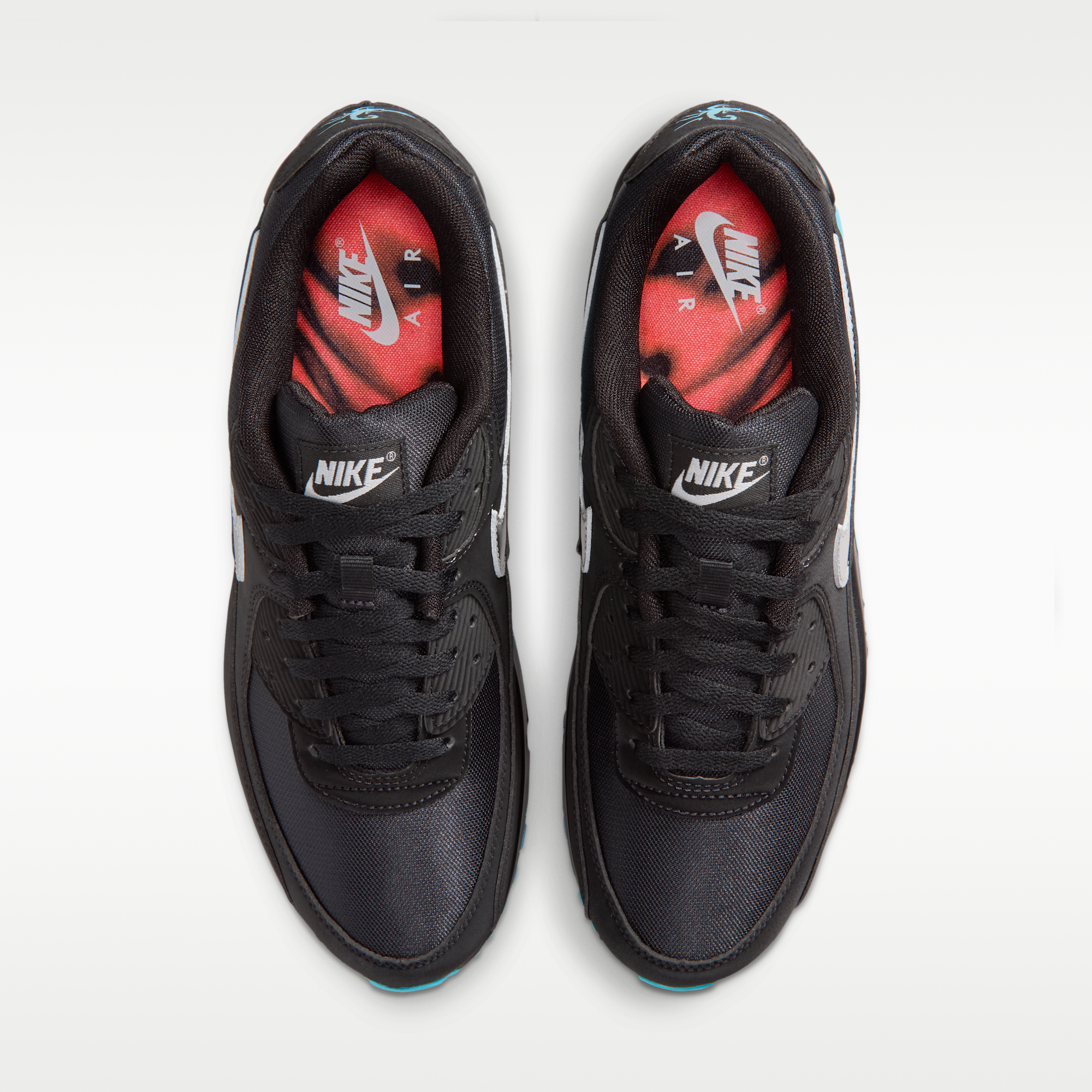 Nike Air Max 90 Premium "Scorpion" - Μαύρο/Gamma Blue/Ice/Chrome - 4