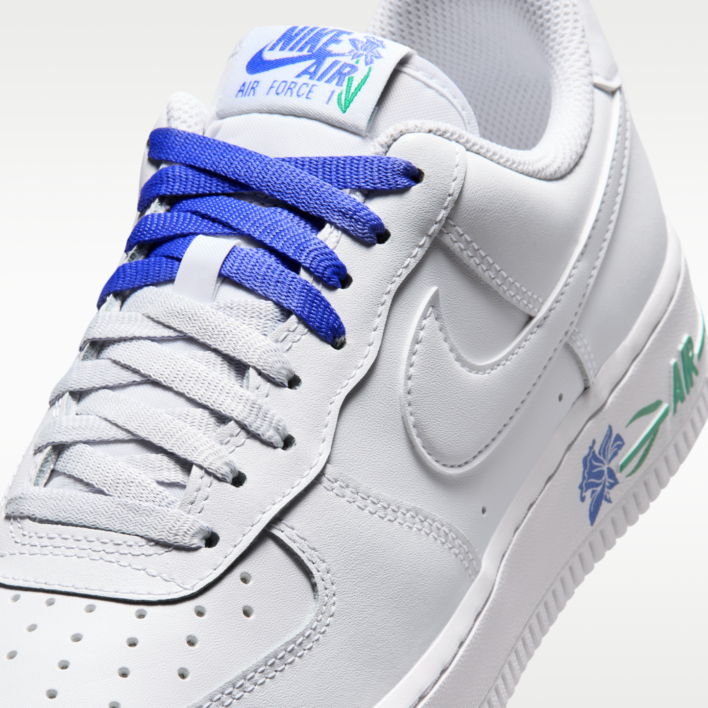Nike Air Force 1 '07 - Λευκό/Persian Violet/Stadium Green/Λευκό - 7