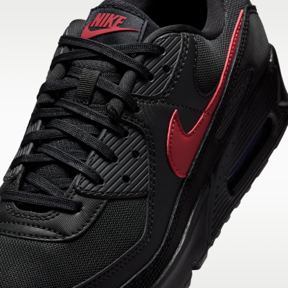 Nike Air Max 90 - Μαύρο/Μαύρο/Tough Red - 7