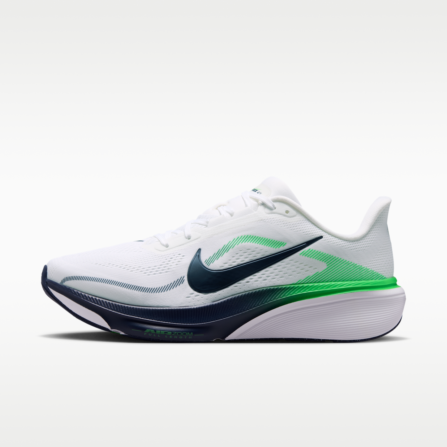 Nike Pegasus 42 - Λευκό/Green Spark/Midnight Navy - 1