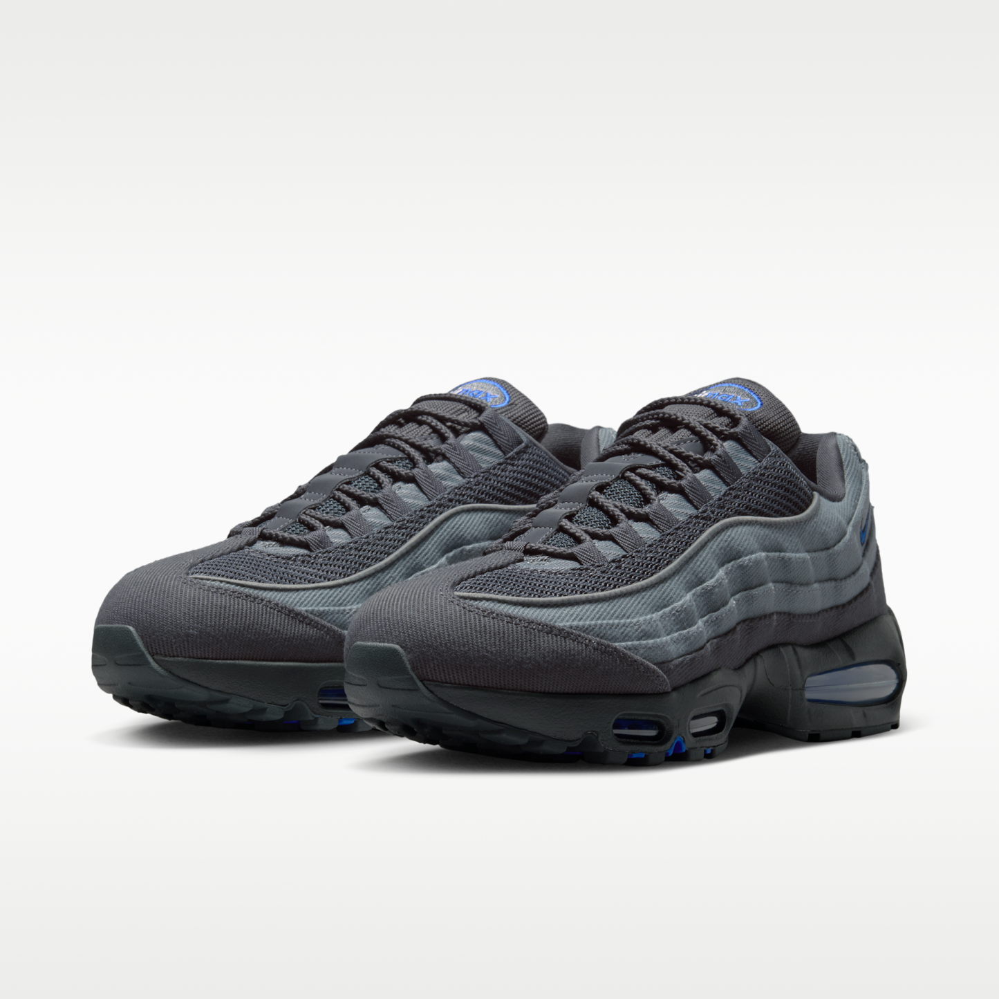 Nike Air Max 95 Big Bubble - Smoke Grey/Anthracite/Μαύρο/Racer Blue - 5