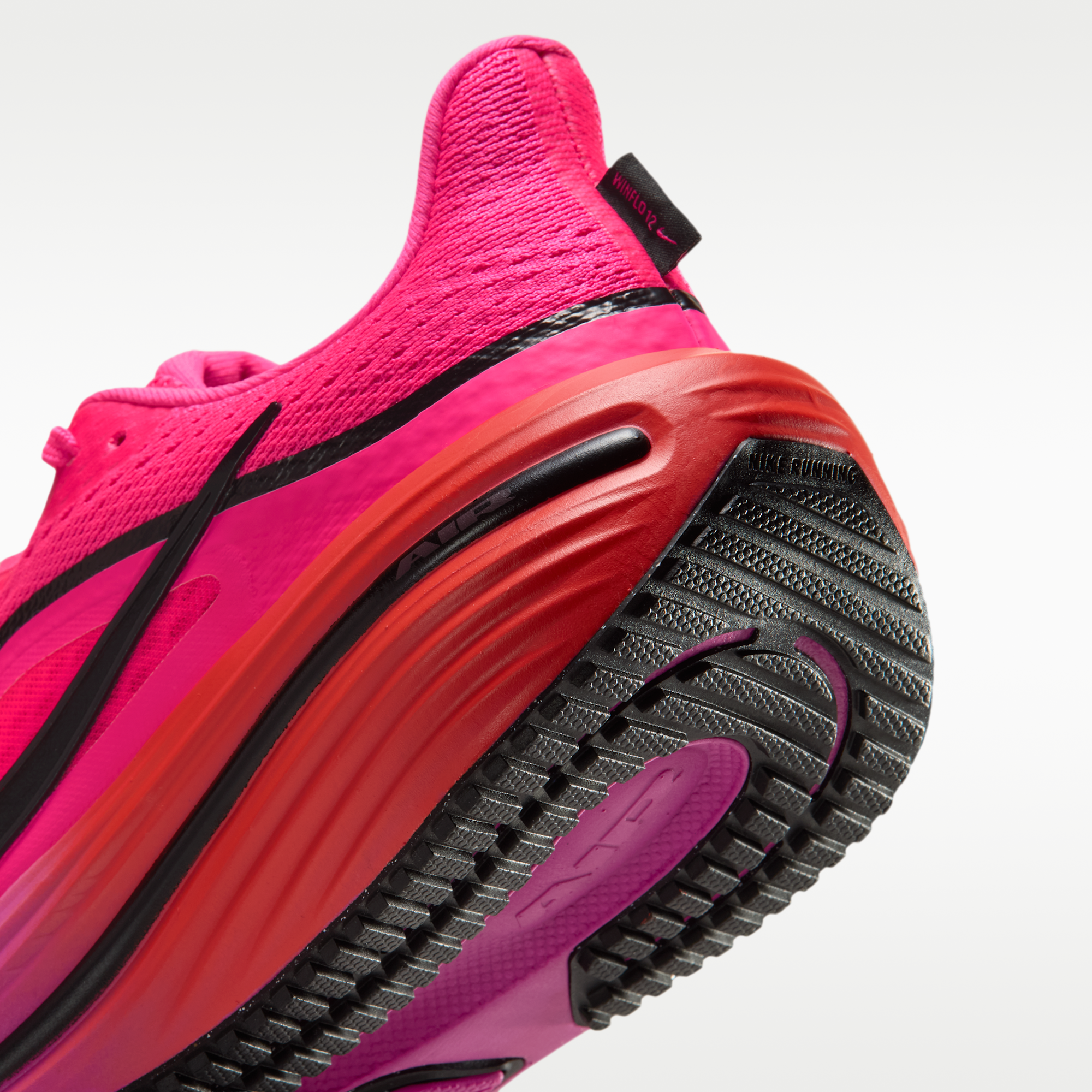 Nike Winflo 12 - Hyper Pink/Laser Crimson/Fuchsia Blast/Μαύρο - 8