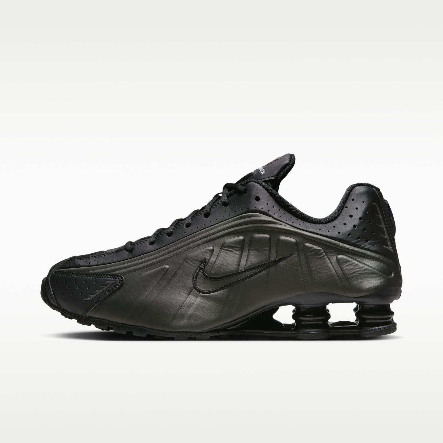 Nike Shox R4 - Μαύρο/Μαύρο/Bright Crimson/Μαύρο - 1