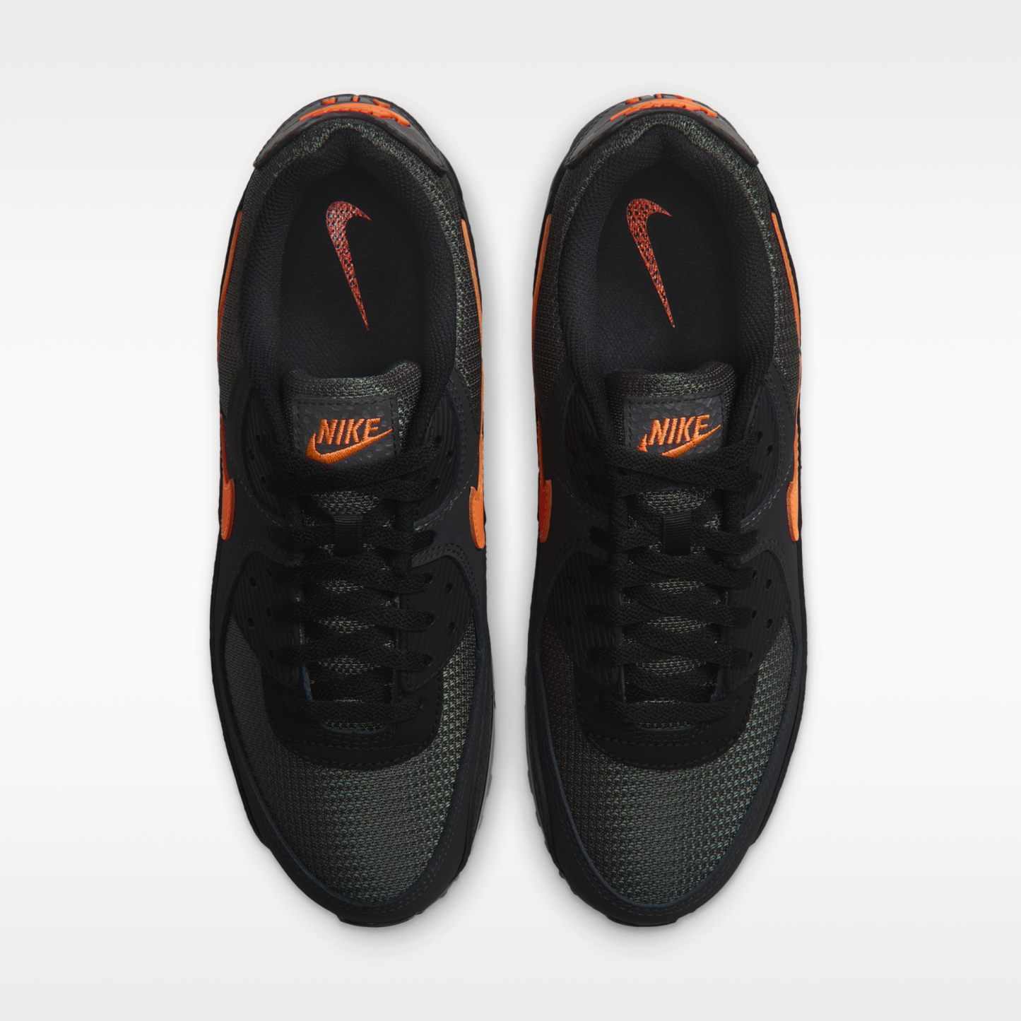 Nike Air Max 90 - Cargo Khaki/Μαύρο/Off Noir/Total Orange - 4