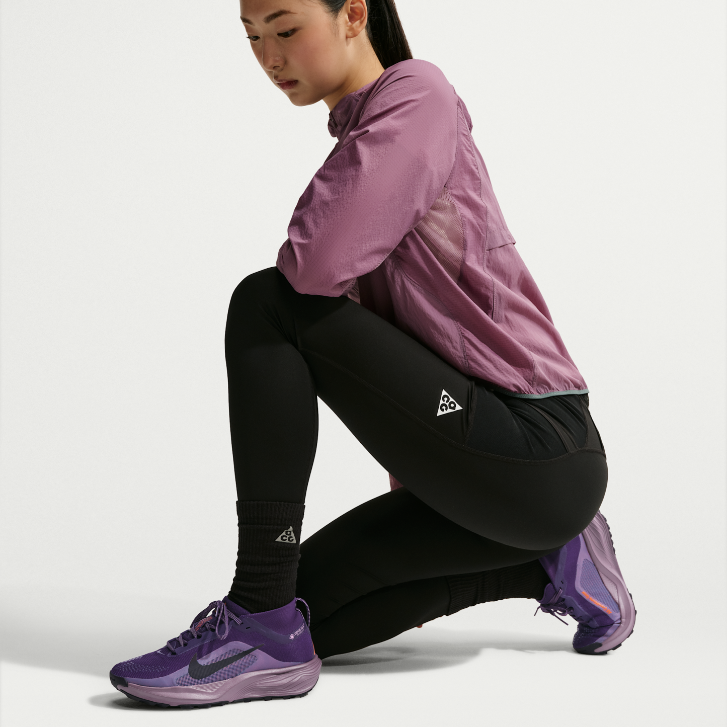 ACG Pegasus Trail GORE-TEX - Purple Dynasty/Violet Dust/Safety Orange/Light Orewood Brown - 10