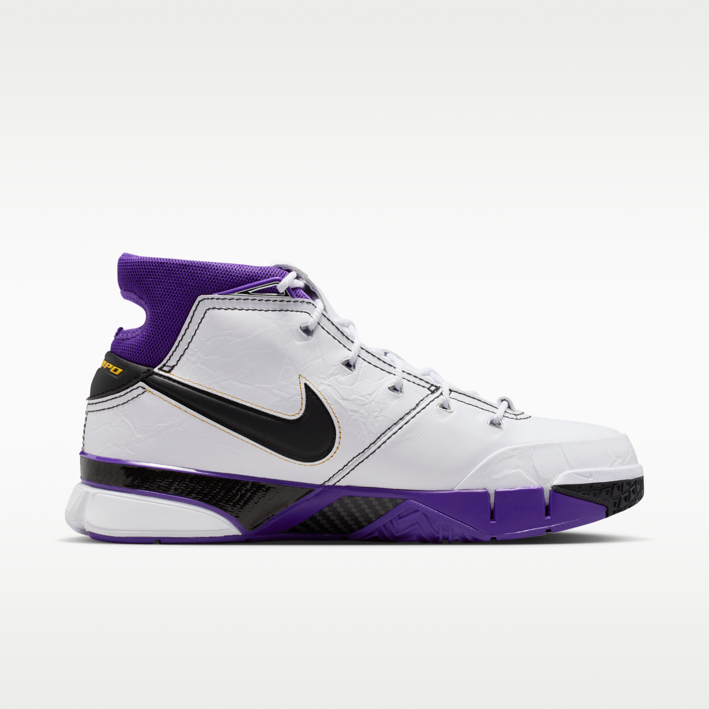 Kobe 1 Protro - Λευκό/Court Purple/Μαύρο - 3