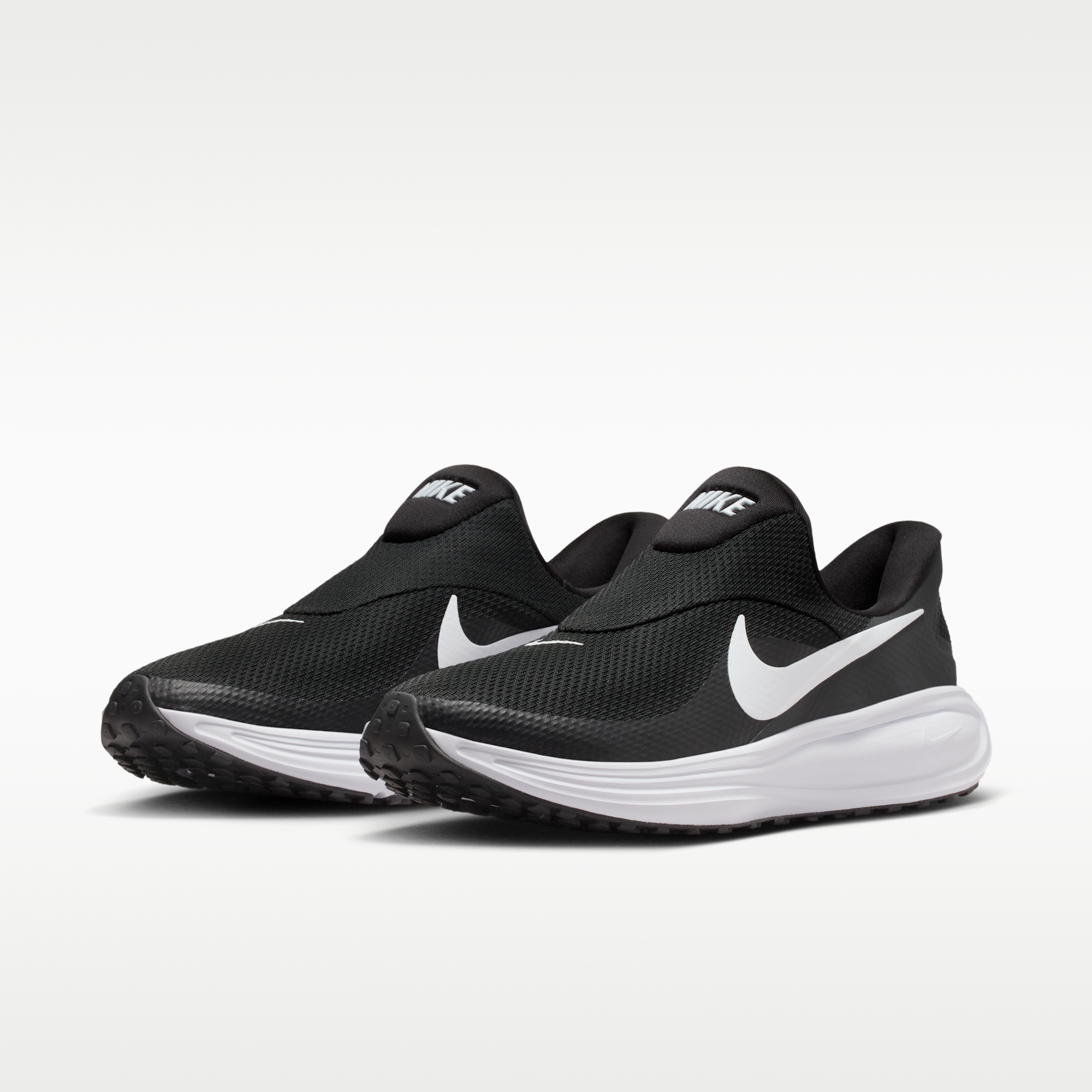 Nike Revolution 8 EasyOn - Μαύρο/Anthracite/Wolf Grey/Λευκό - 5