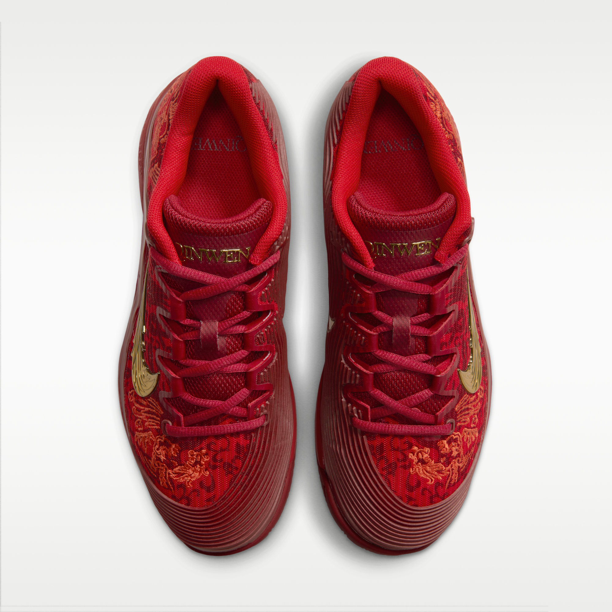 Nike Vapor 12 "Qinwen Zheng" - University Red/Tough Red/Picante Red/Metallic Gold - 4