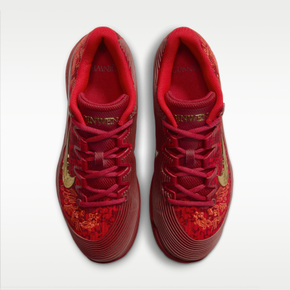 Nike Vapor 12 "Qinwen Zheng" - University Red/Tough Red/Picante Red/Metallic Gold - 4