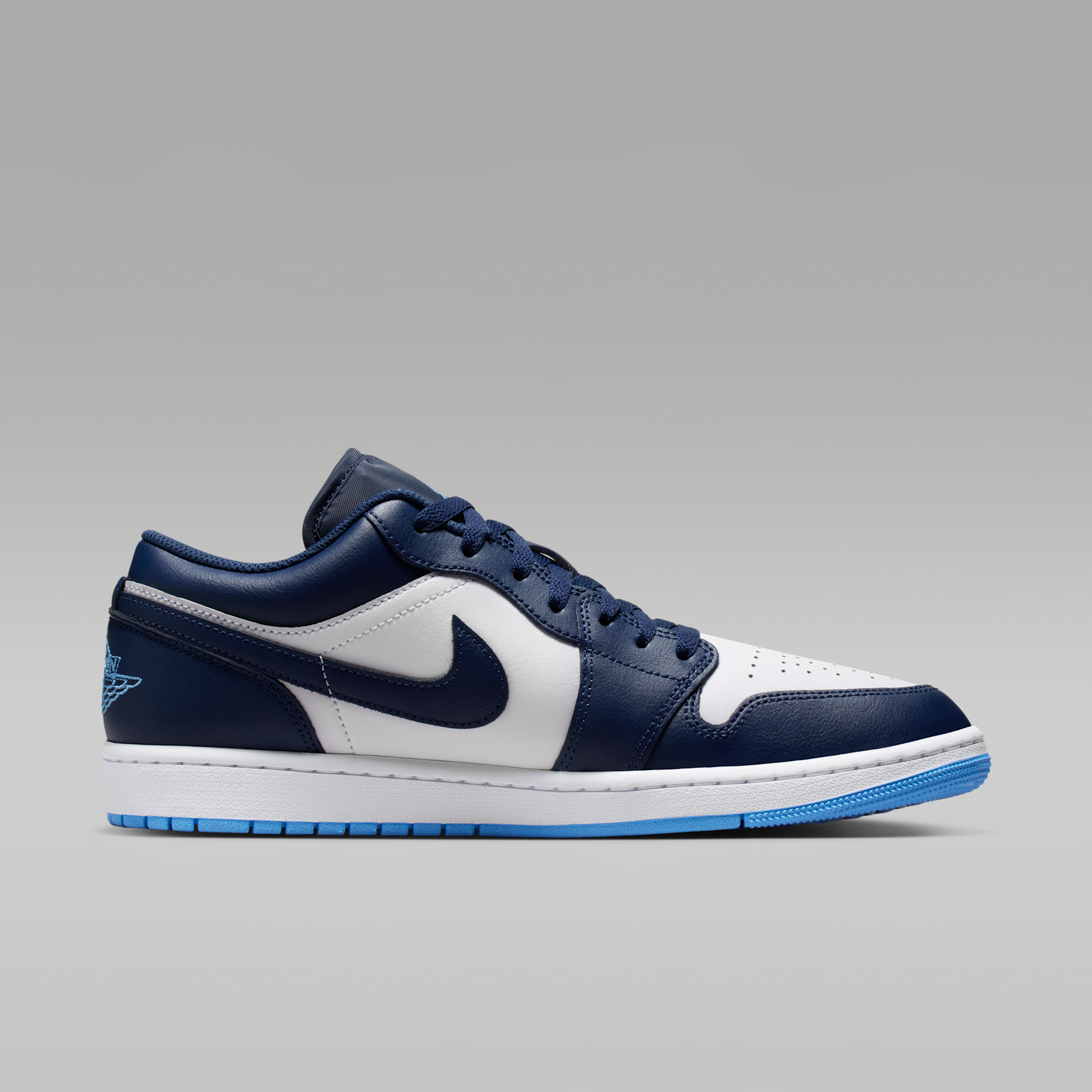 Air Jordan 1 Low - Midnight Navy/Λευκό/University Blue - 3