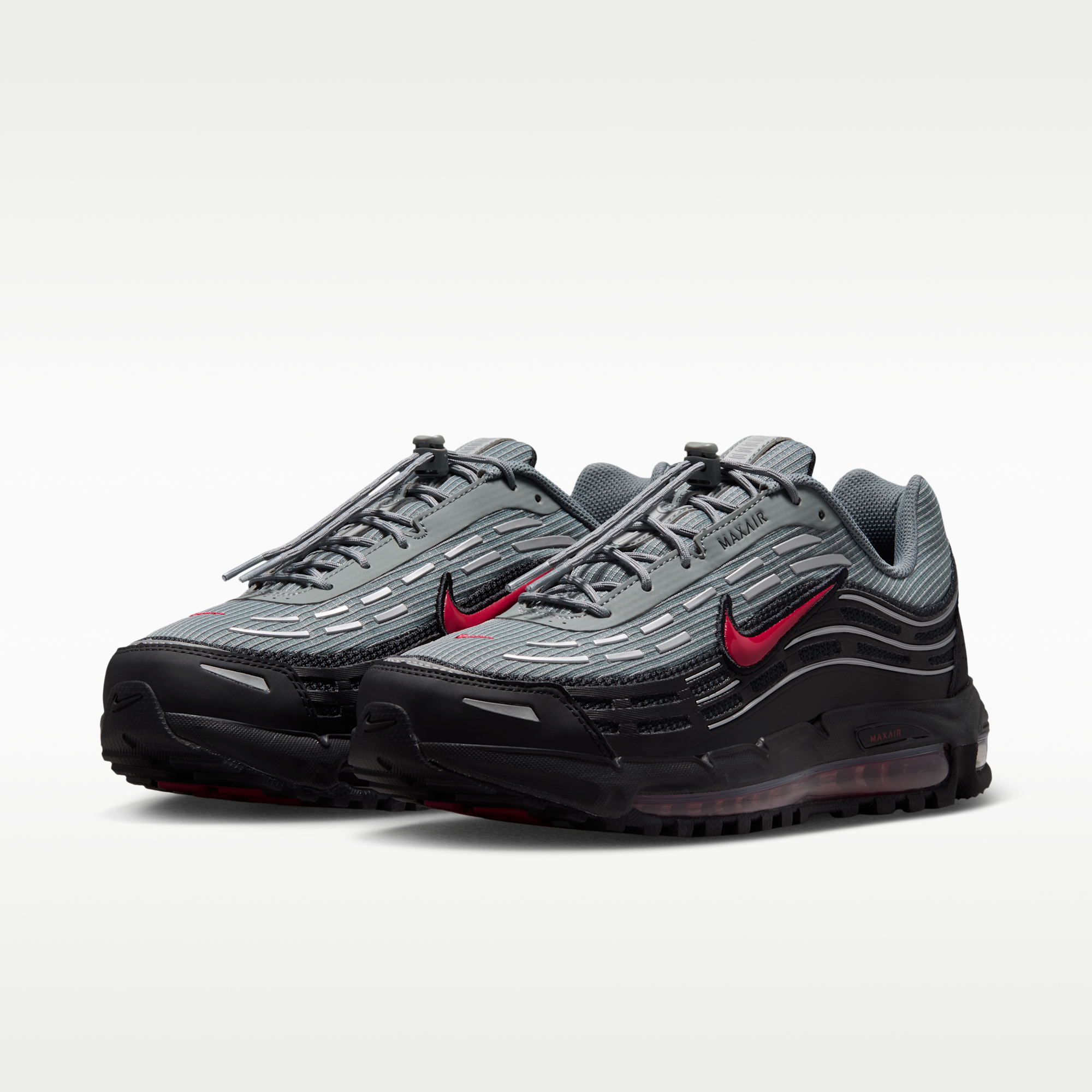 Nike Air Max TL 2.5 - Smoke Grey/Μαύρο/Dark Smoke Grey/Tough Red - 5