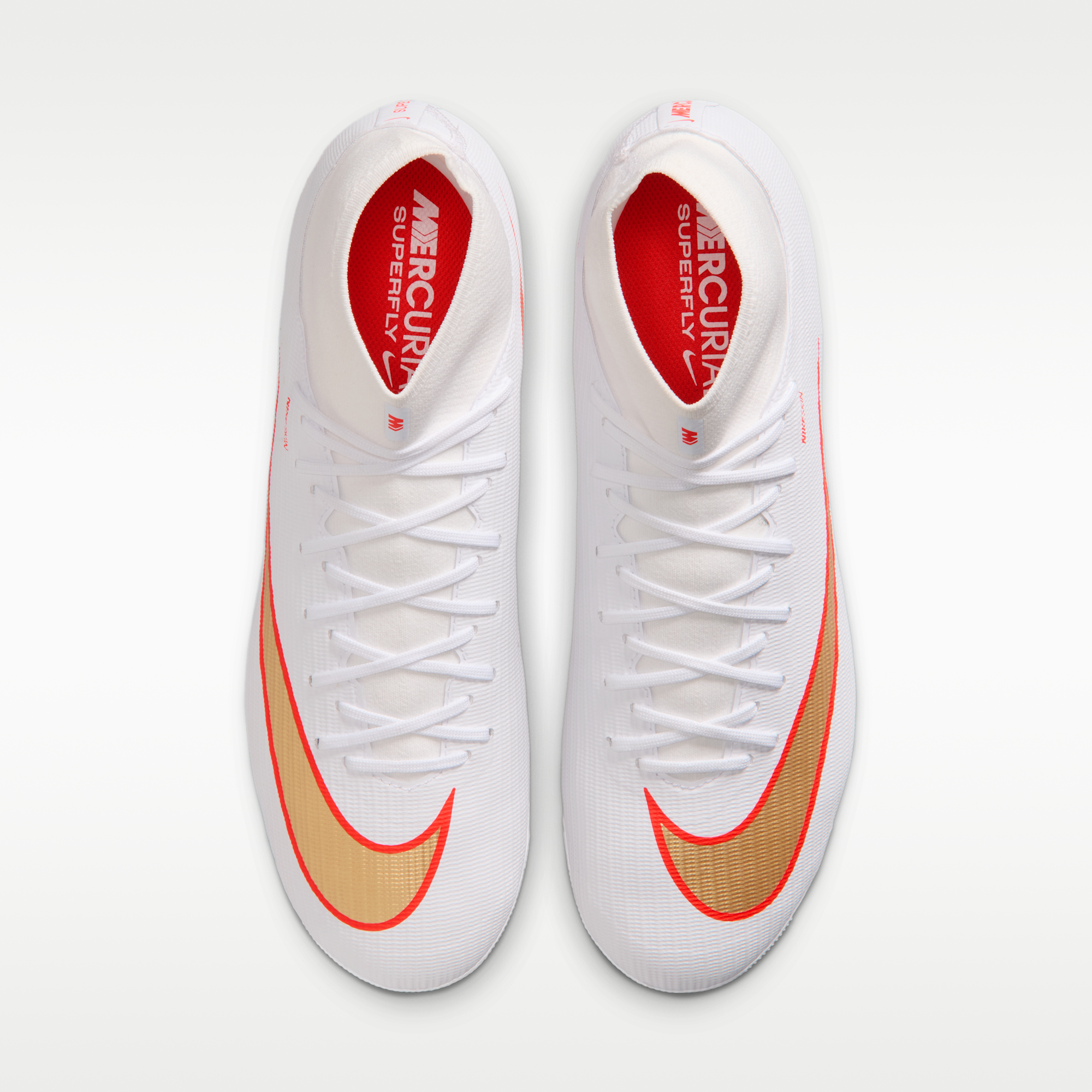 Nike Mercurial Superfly 11 Academy - Λευκό/Bright Crimson/Blur (IO1496-100) - 4