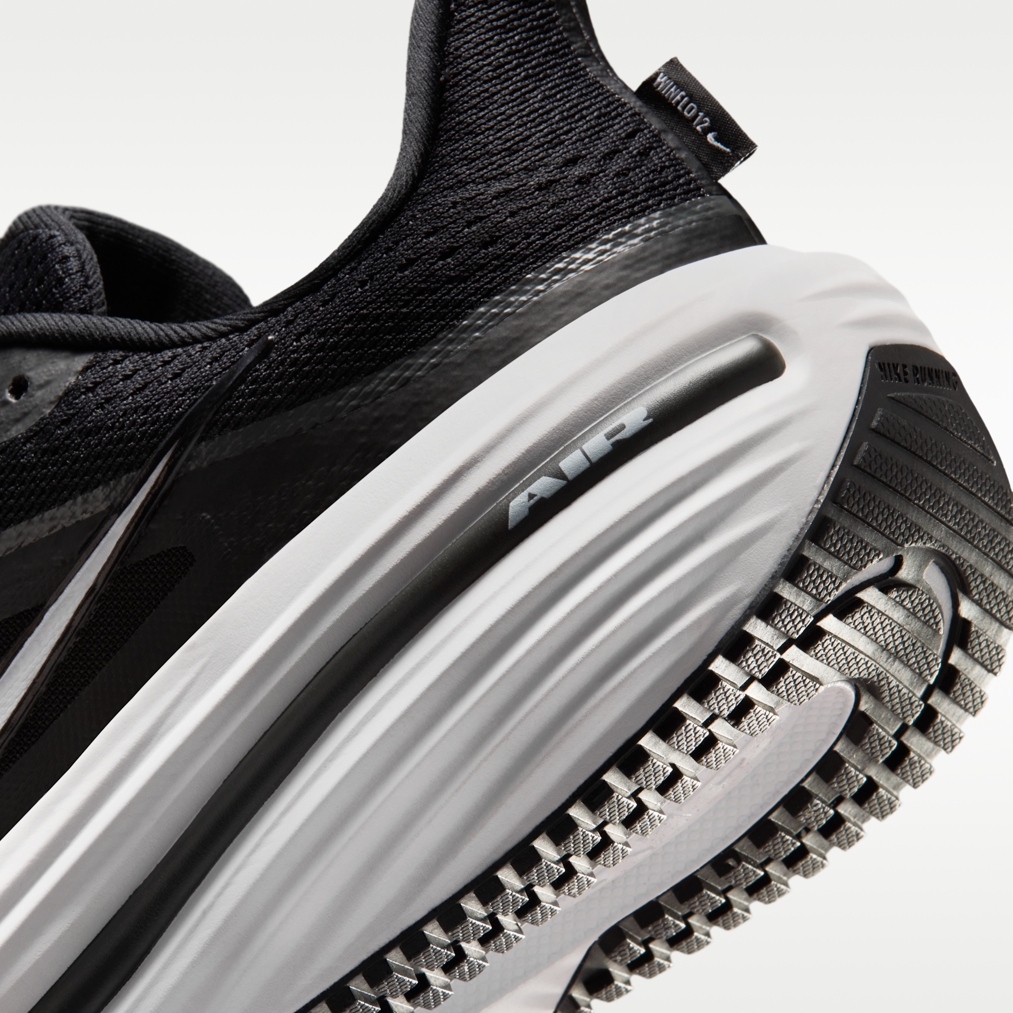 Nike Winflo 12 - Μαύρο/Dark Smoke Grey/Λευκό - 8
