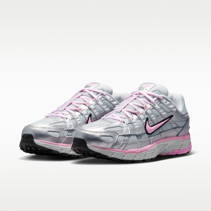 Nike P-6000 - Pure Platinum/Metallic Silver/Μαύρο/Pink Rise - 5
