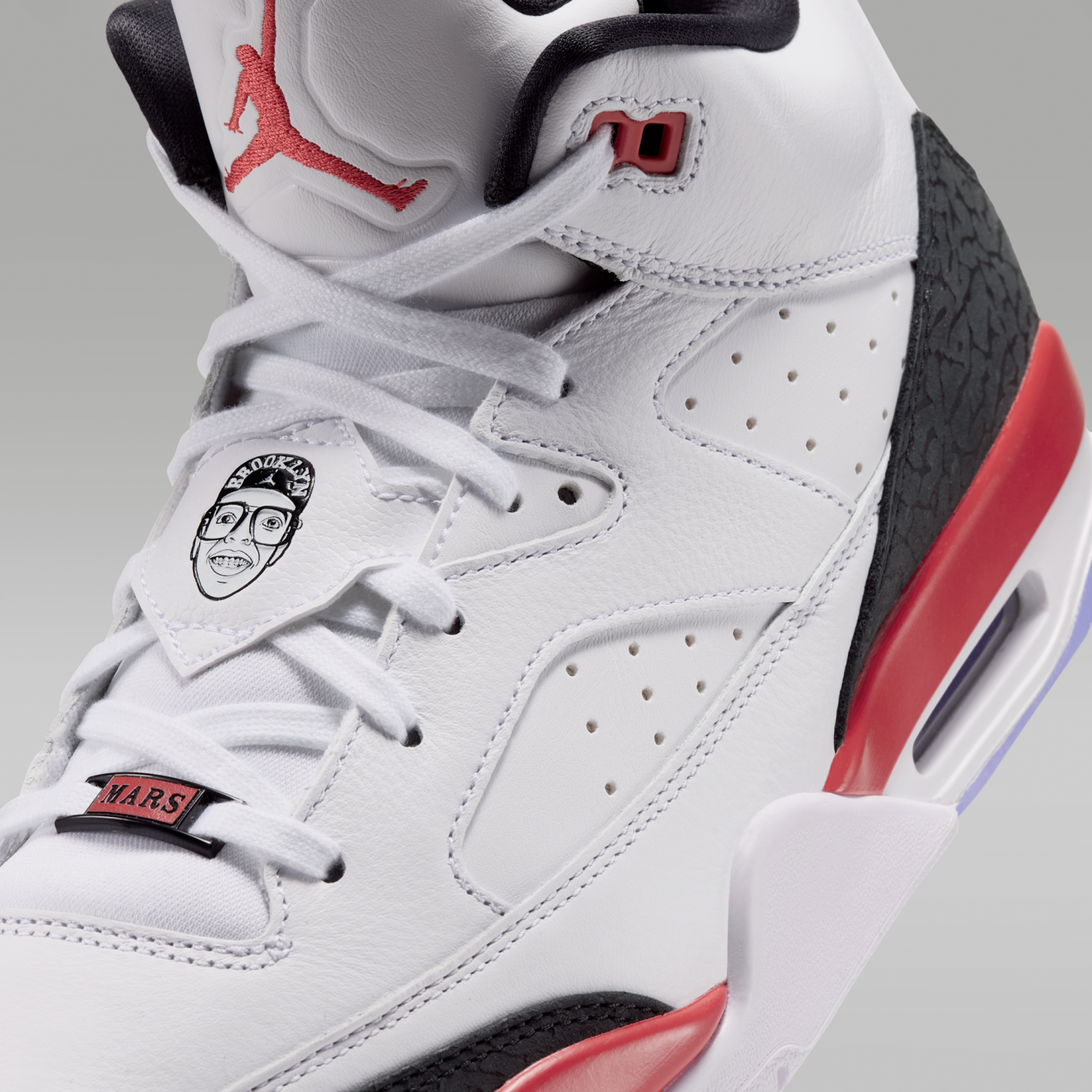 Jordan Son of Mars Low - Λευκό/Μαύρο/Light Crimson - 7