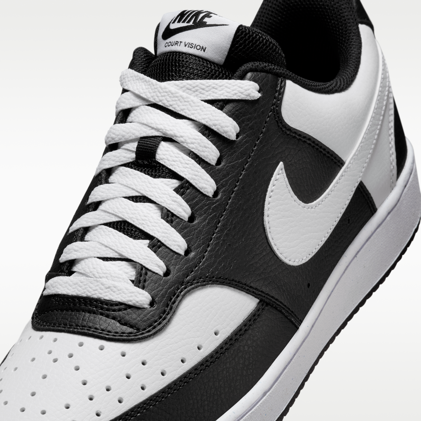 Nike Court Vision Low - Μαύρο/Λευκό - 7