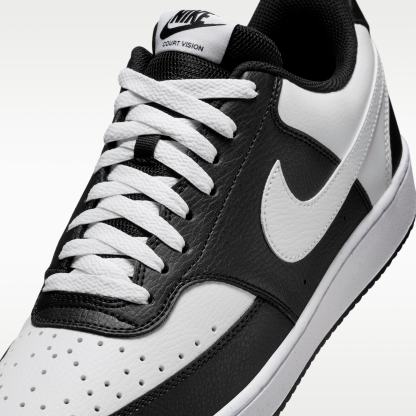 Nike Court Vision Low - Μαύρο/Λευκό - 7