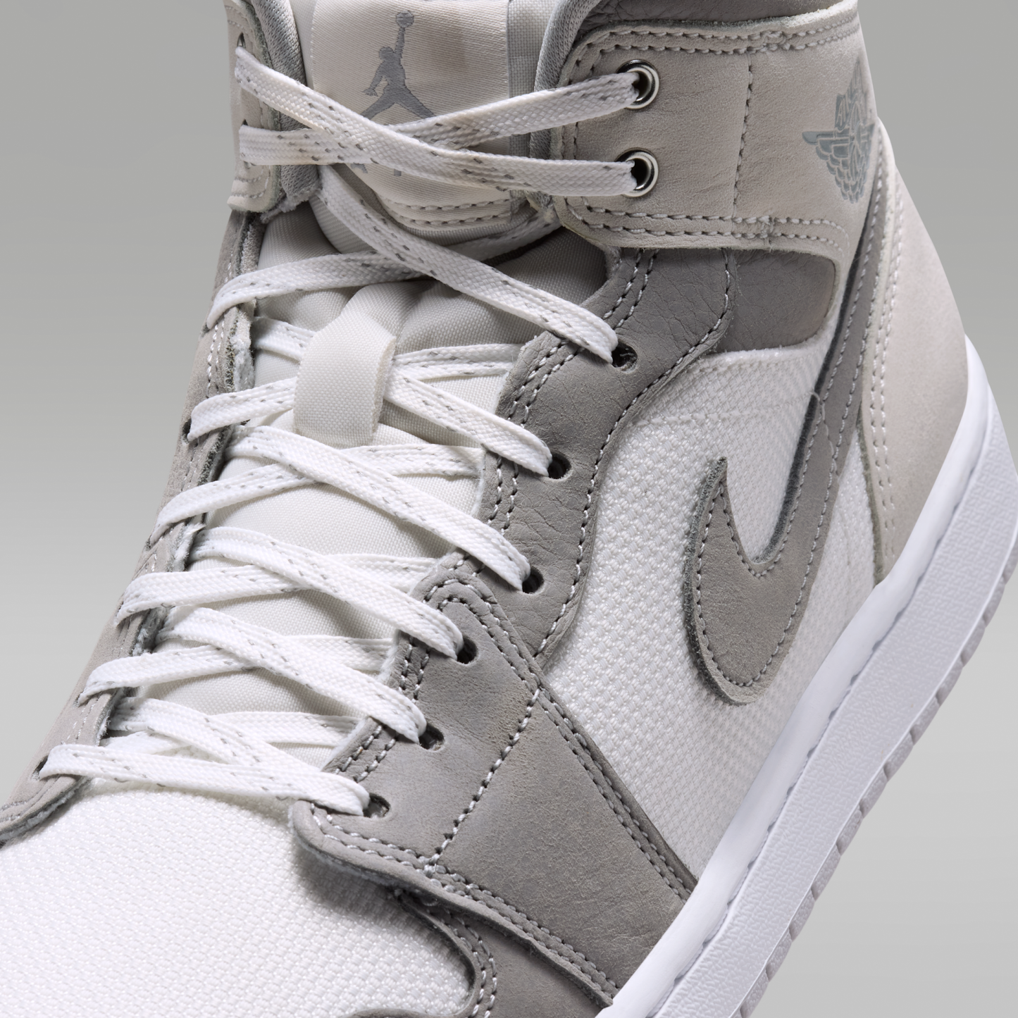 Air Jordan 1 Mid SE - Summit White/Phantom/Sail/Light Smoke Grey - 7