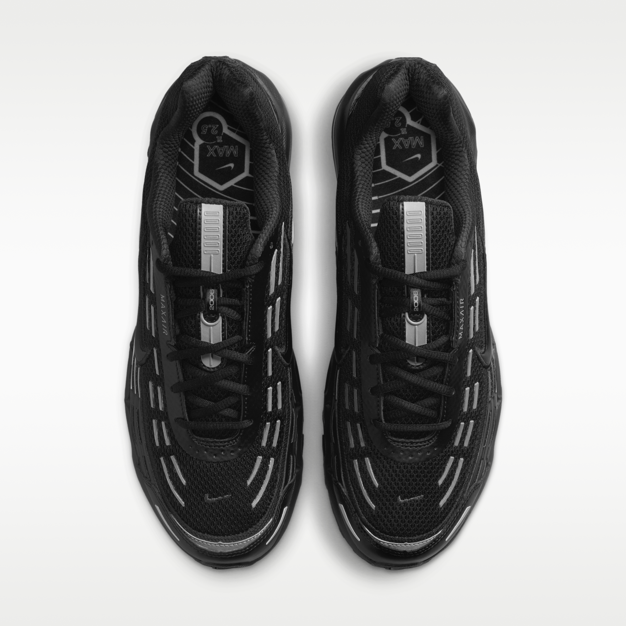 Nike Air Max TL 2.5 - Μαύρο/Μαύρο/Metallic Silver/Μαύρο - 4