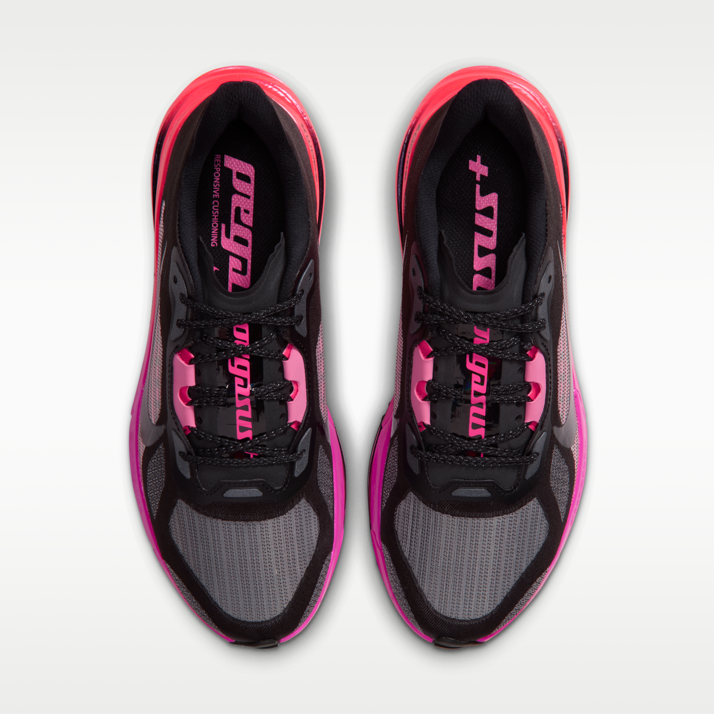 Nike Pegasus Plus 2 - Μαύρο/Hyper Pink/Laser Crimson/Μαύρο - 4