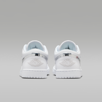 Air Jordan 1 Low SE - Λευκό/Λευκό/Metallic Silver/Λευκό - 6