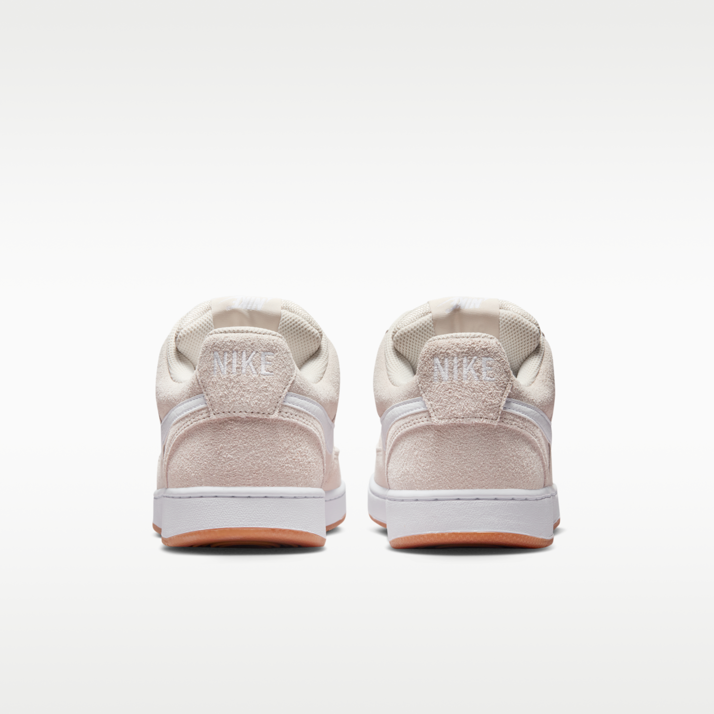 Nike Court Vision Low FL - Light Orewood Brown/Gum Medium Brown/Λευκό - 6