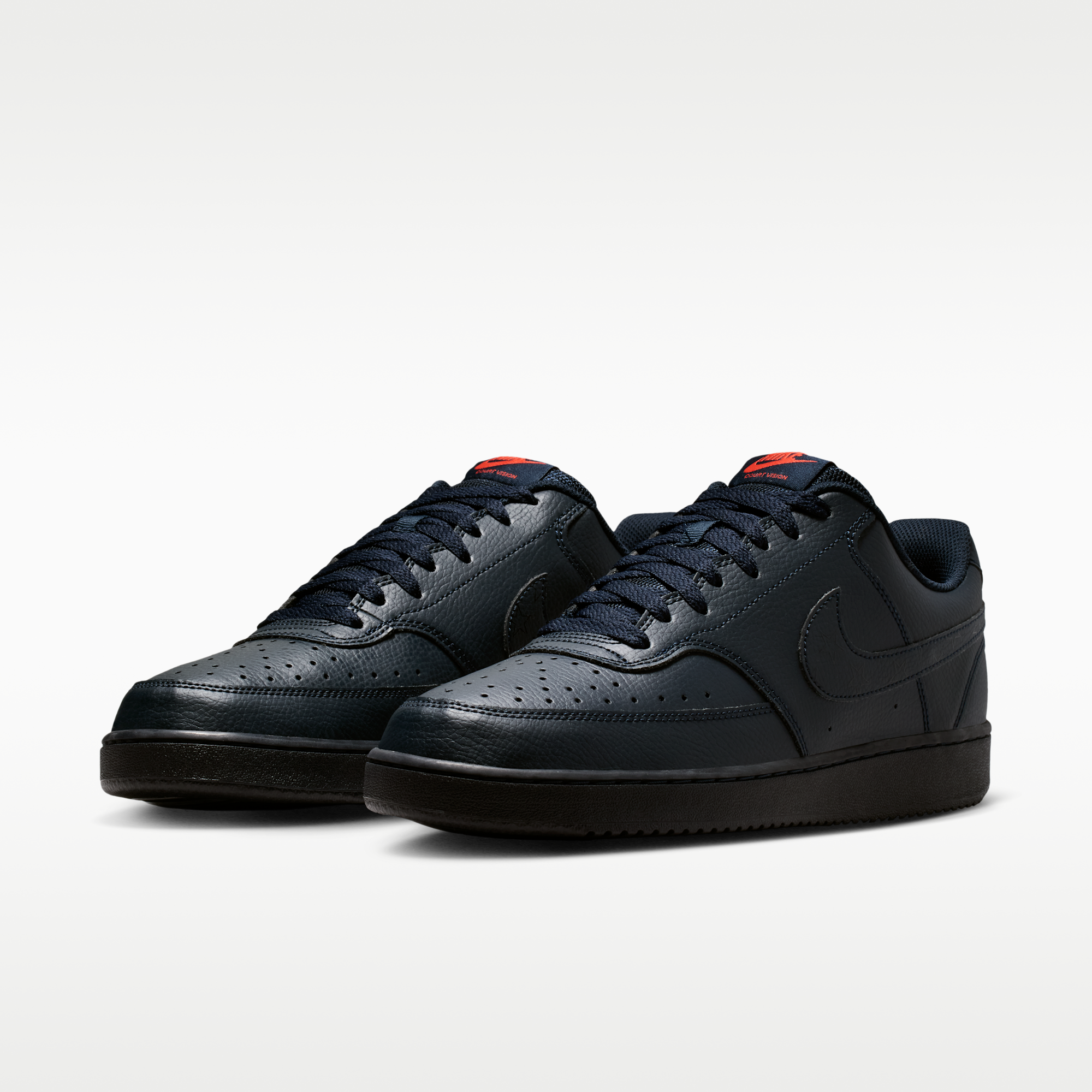 Nike Court Vision Low Next Nature - Dark Obsidian/Picante Red/Dark Obsidian - 5