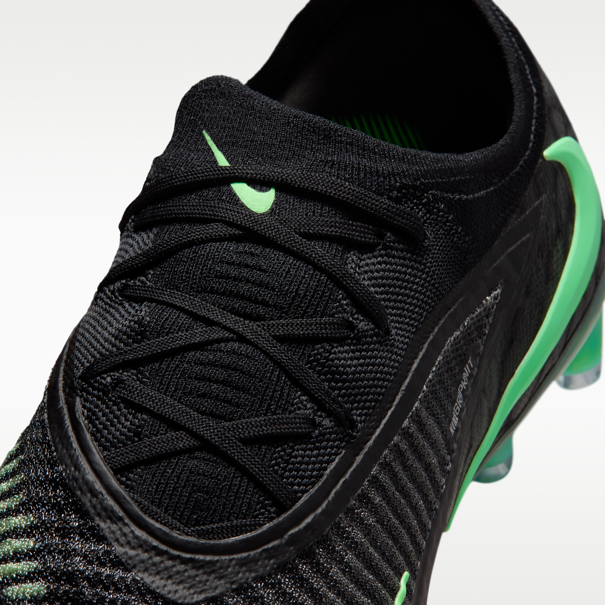 Nike Phantom 6 Low Elite - Μαύρο/Μαύρο/Illusion Green (HQ2335-001) - 8