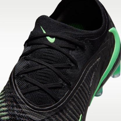 Nike Phantom 6 Low Elite - Μαύρο/Μαύρο/Illusion Green (HQ2335-001) - 8