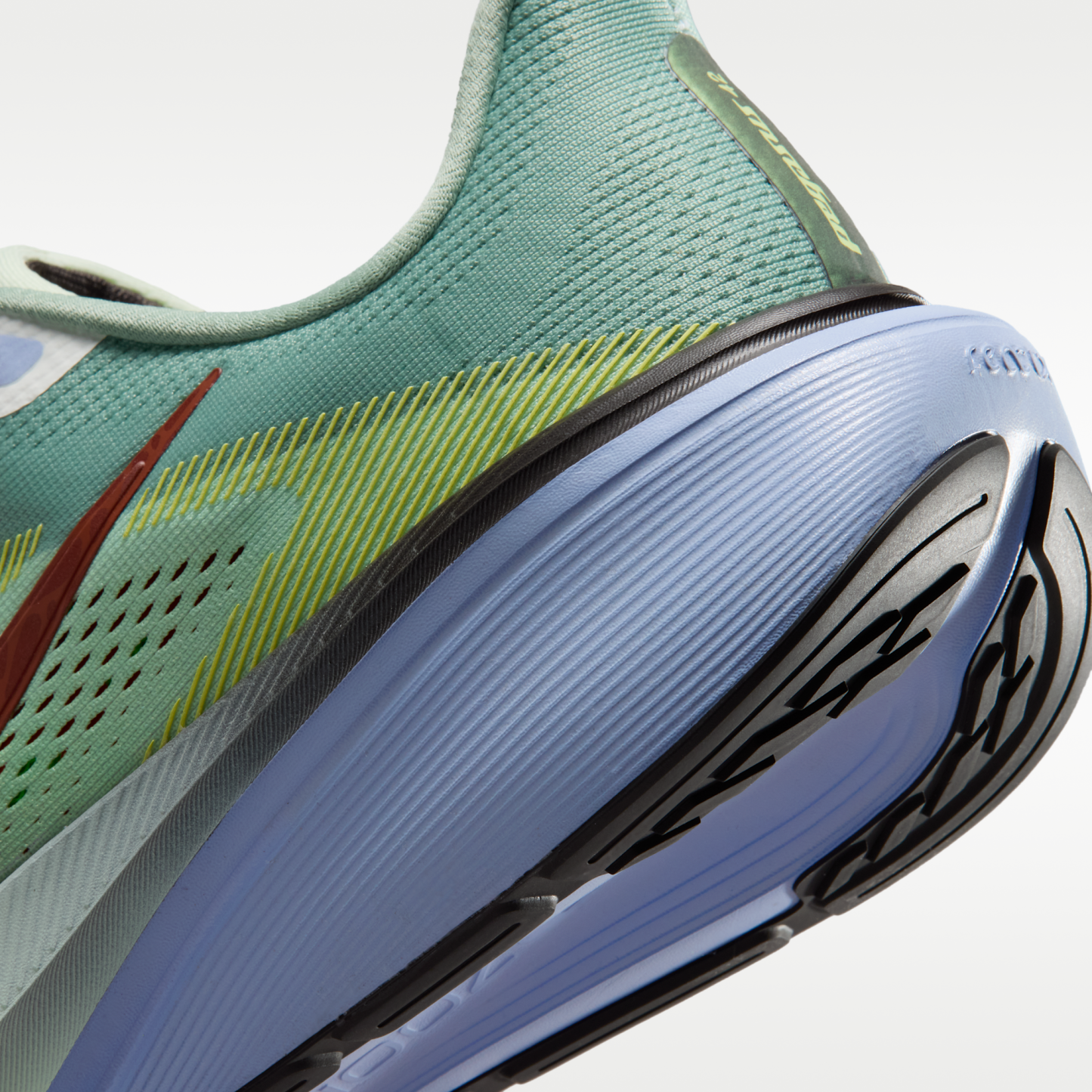 Nike Pegasus 42 - Steam/Frosted Spruce/Purple Fade/Rugged Orange - 8