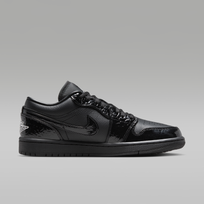 Air Jordan 1 Low SE - Μαύρο/Λευκό/Metallic Silver/Μαύρο - 3