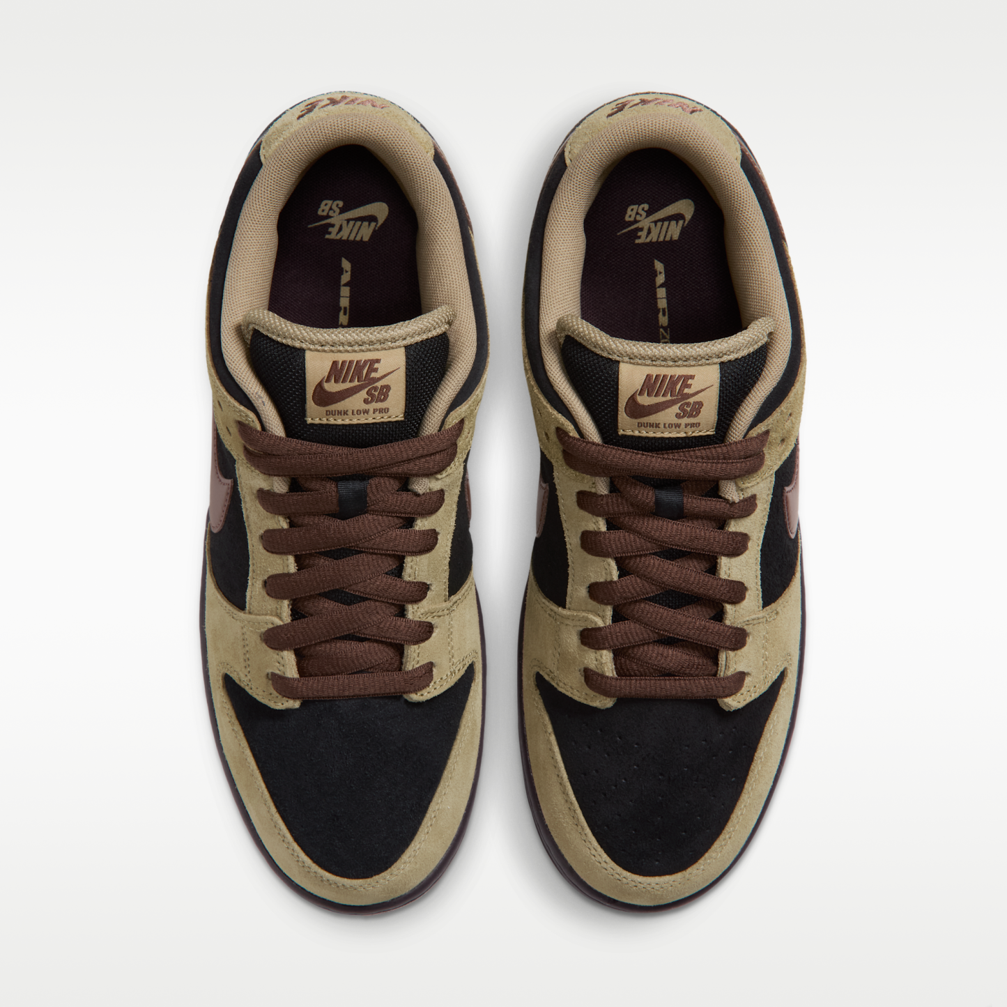 Nike SB Dunk Low Pro - Filbert/Μαύρο/Burgundy Ash/Light Chocolate - 4