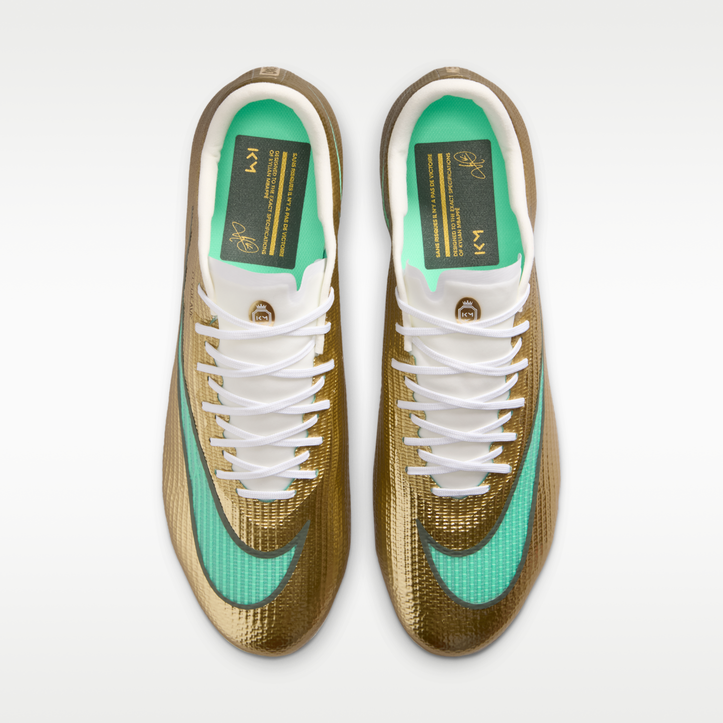 Nike Mercurial Superfly 11 Pro "Kylian Mbappé" - Metallic Gold/Green Glow (IR0786-701) - 4