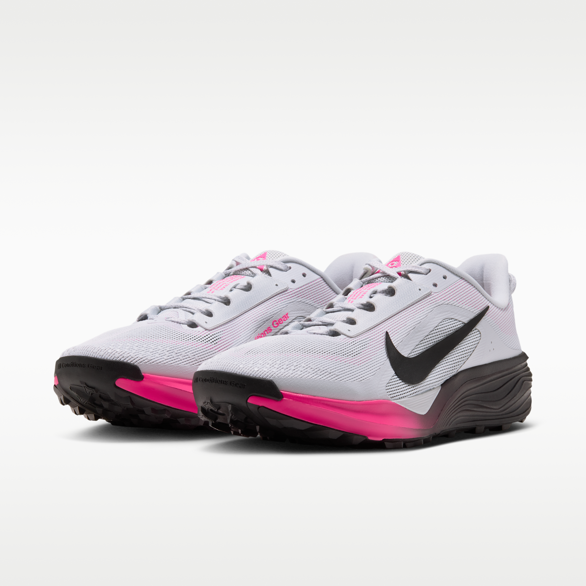 Nike ACG Pegasus Trail - Pure Platinum/Hyper Pink/Hyper Pink/Μαύρο - 5