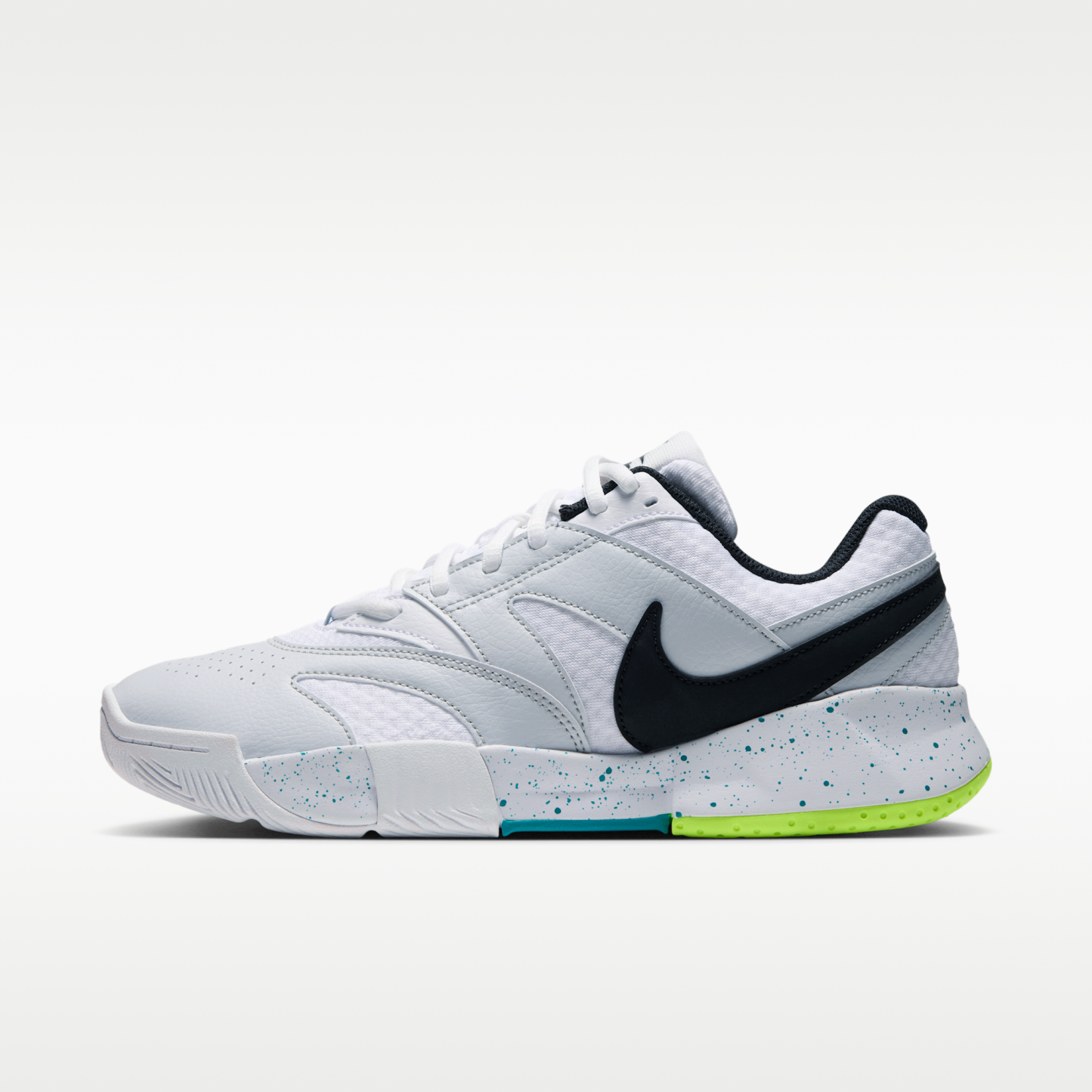 NikeCourt Lite 4 - Λευκό/Volt/Energy/Μαύρο - 1