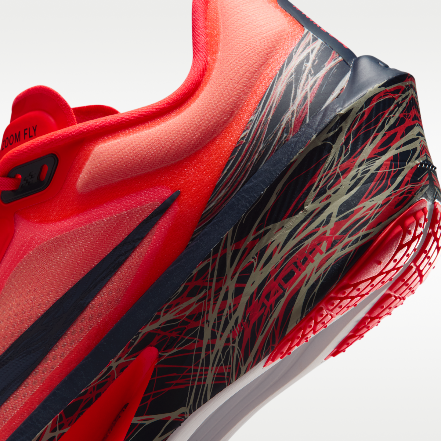 Nike Zoom Fly 6 - Bright Crimson/Obsidian/Light Bone/Obsidian - 8