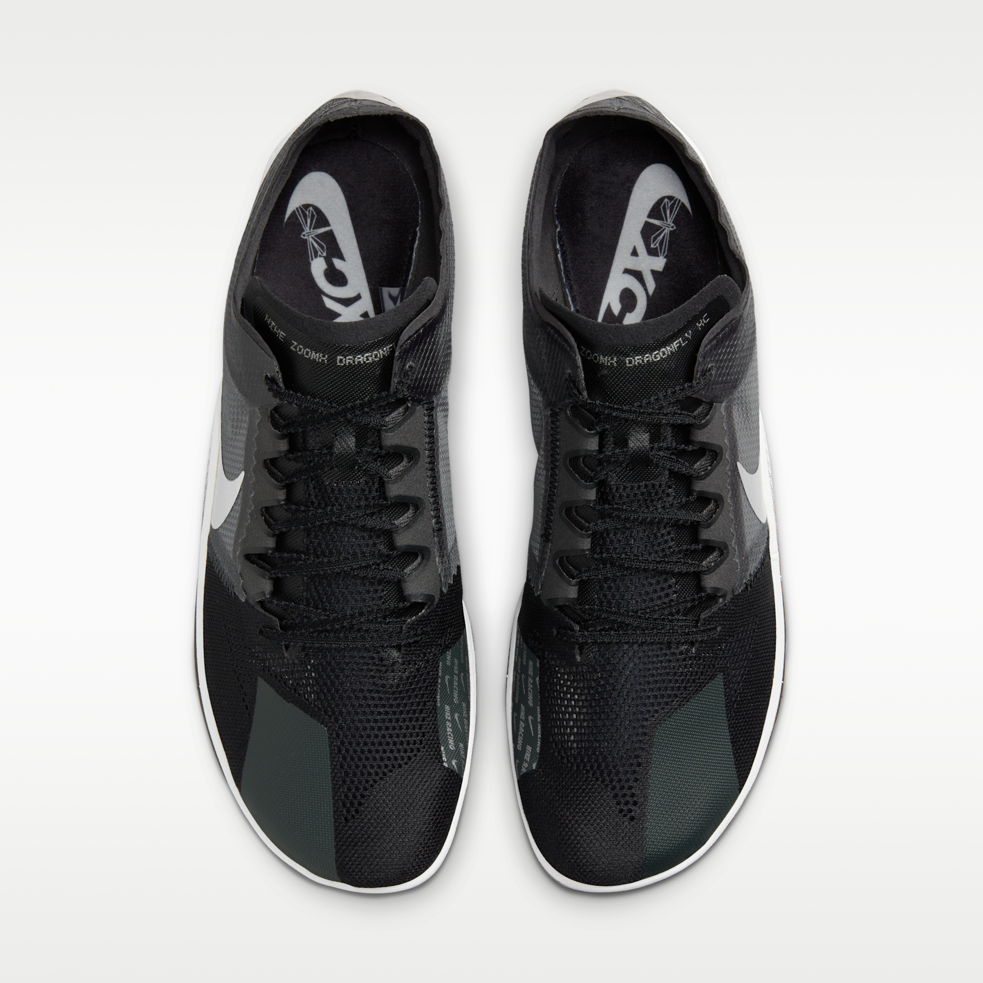 Nike Dragonfly XC - Μαύρο/Dark Smoke Grey/Λευκό/Metallic Silver - 4