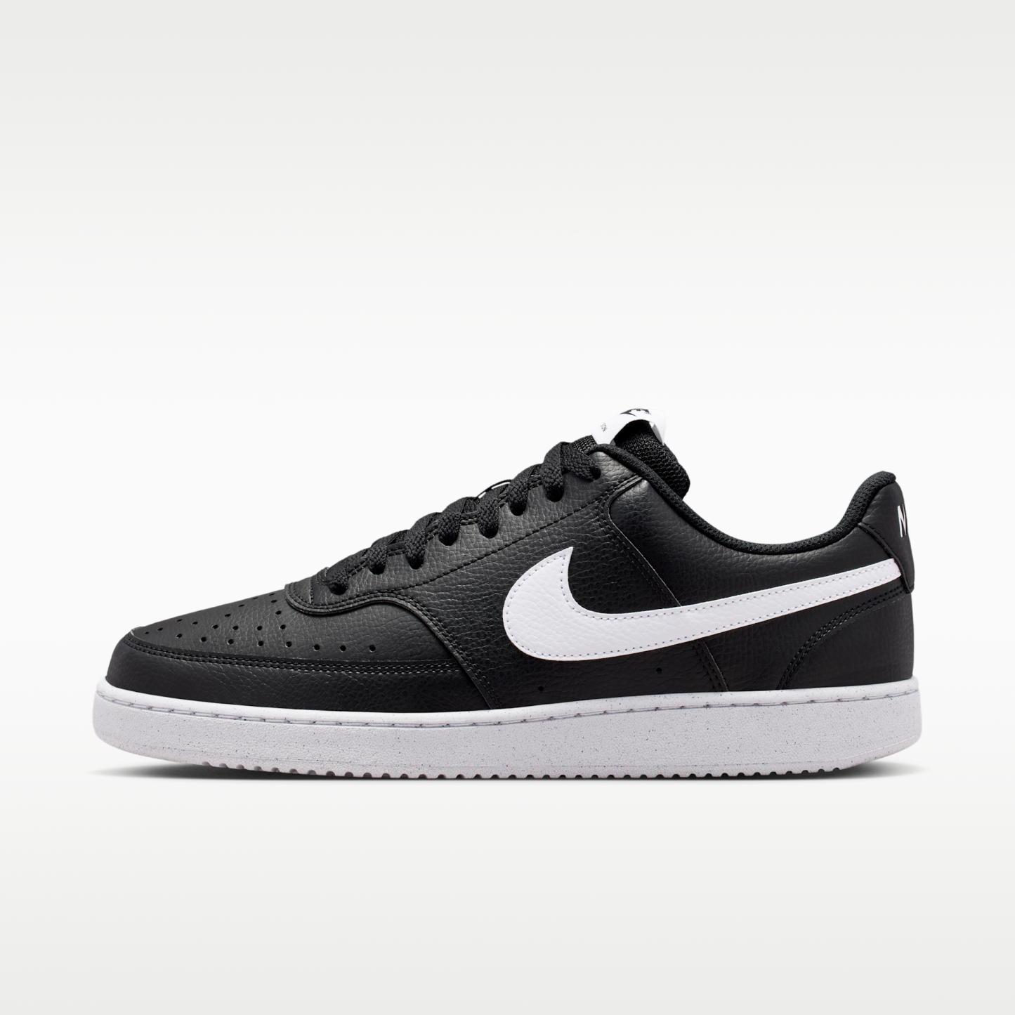 Nike Court Vision Low Next Nature - Μαύρο/Μαύρο/Λευκό - 1