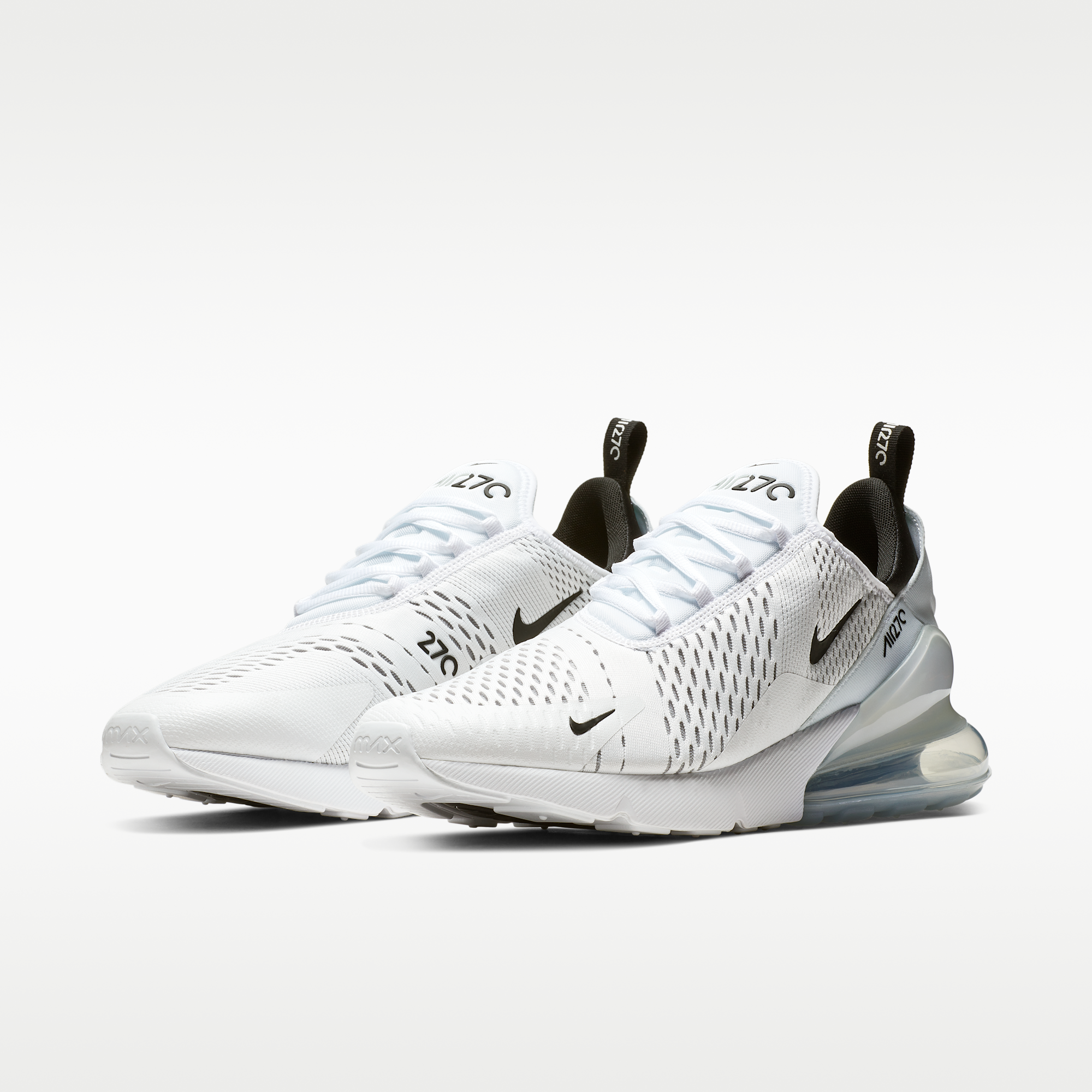 Nike Air Max 270 - Λευκό/Λευκό/Μαύρο - 3