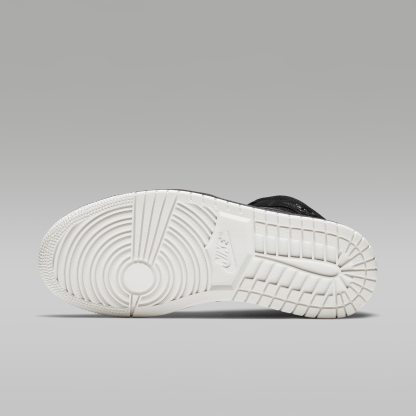 Air Jordan 1 Mid - Μαύρο/Λευκό/Phantom - 2