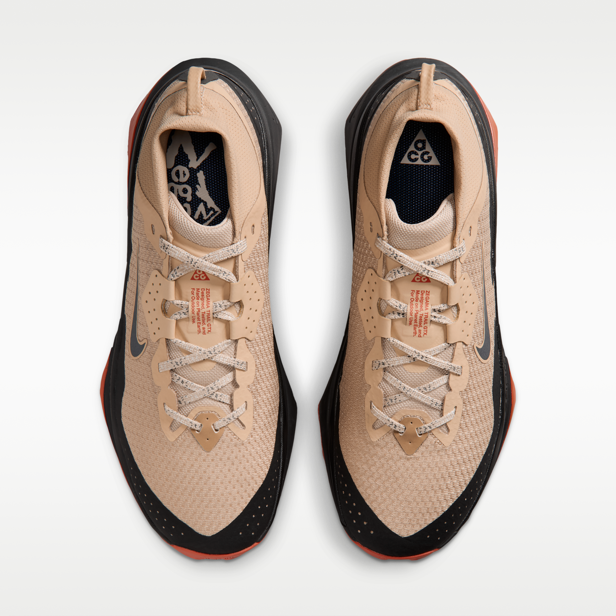 ACG Zegama Trail GORE-TEX - Linen/Light Crimson/Light Orewood Brown/Μαύρο - 4