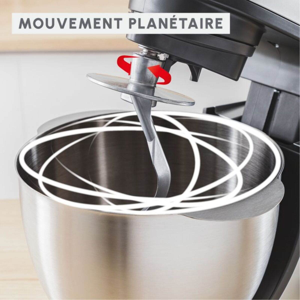 Moulinex Robot pâtissier Bake Partner noir QA525810